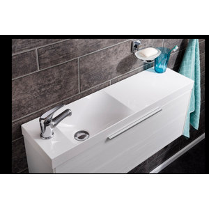 Fackelmann 80 cm Einbau-Waschbecken Scera