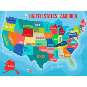 The United States Of America Canvas Art