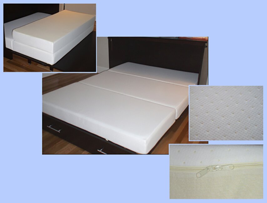 essie queen storage murphy bed with mattress
