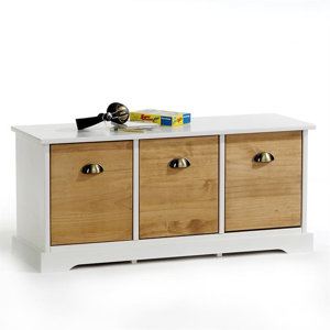 Garderobenbank Nancy mit Stauraum aus Holz von U..