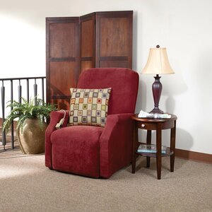 Stretch Pique Box Cushion Recliner Slipcover