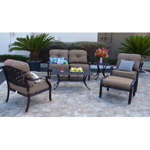 Levingston 6 Piece Deep Seating Group with Cushion