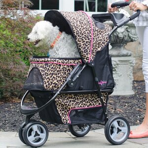 Promenade Standard Pet Stroller in Cheetah Print