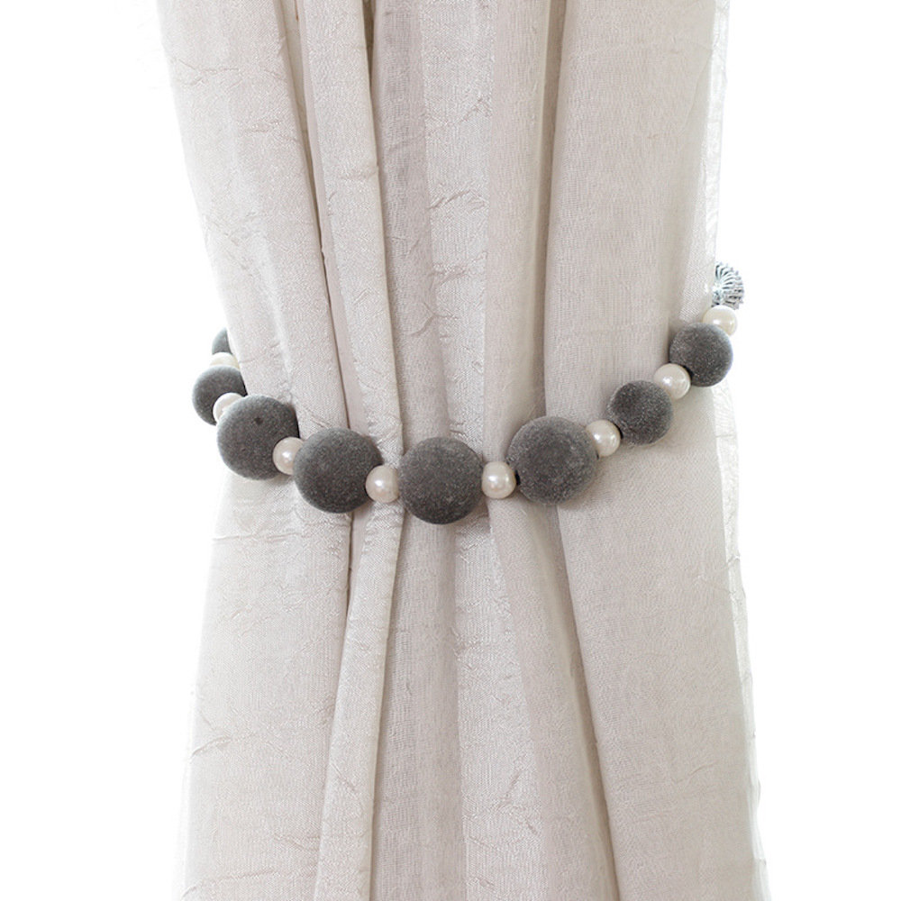 Baby Nursery Decor 2 X Drapes Curtain Silver Grey Multi Thick