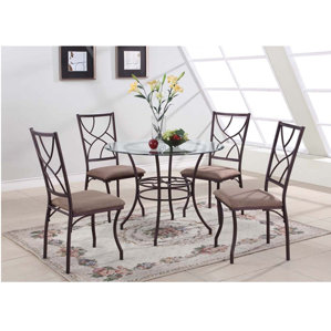 Etha 5 Piece Dining Set by August Grove