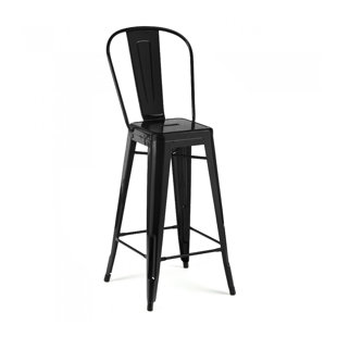 High Back Bar Stool Wayfair Quickview