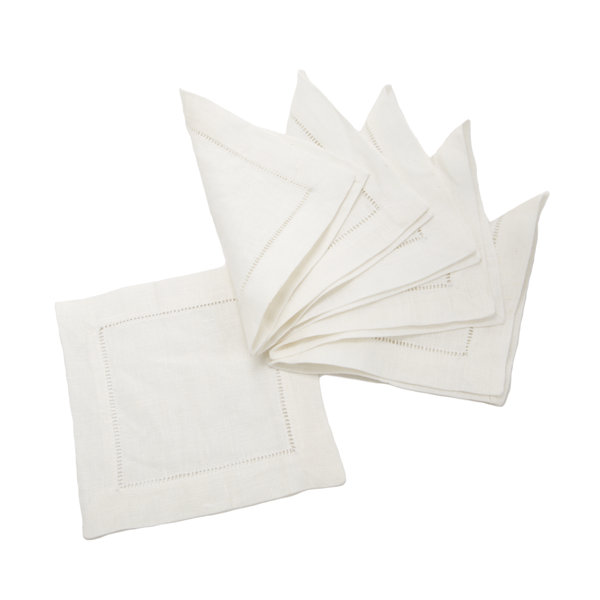 SFERRA Festival Pure Linen Cocktail Napkin & Reviews Wayfair