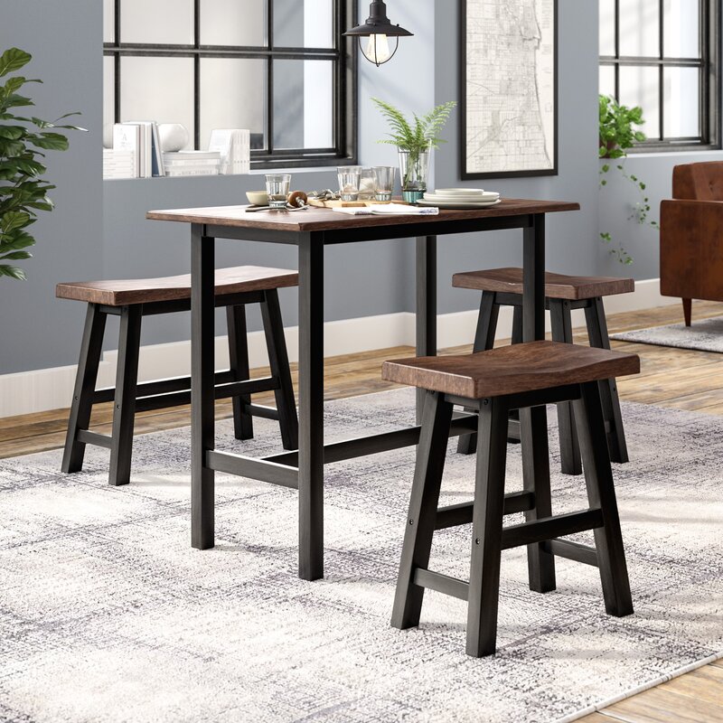 Trent Austin Design Chelsey 4 Piece Dining Set & Reviews | Wayfair