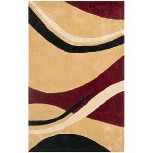 Modern Art Rust/Ivory Rug