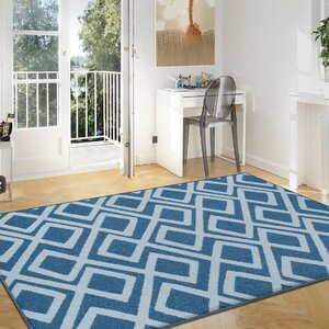 Darroll Flagstone Blue Area Rug