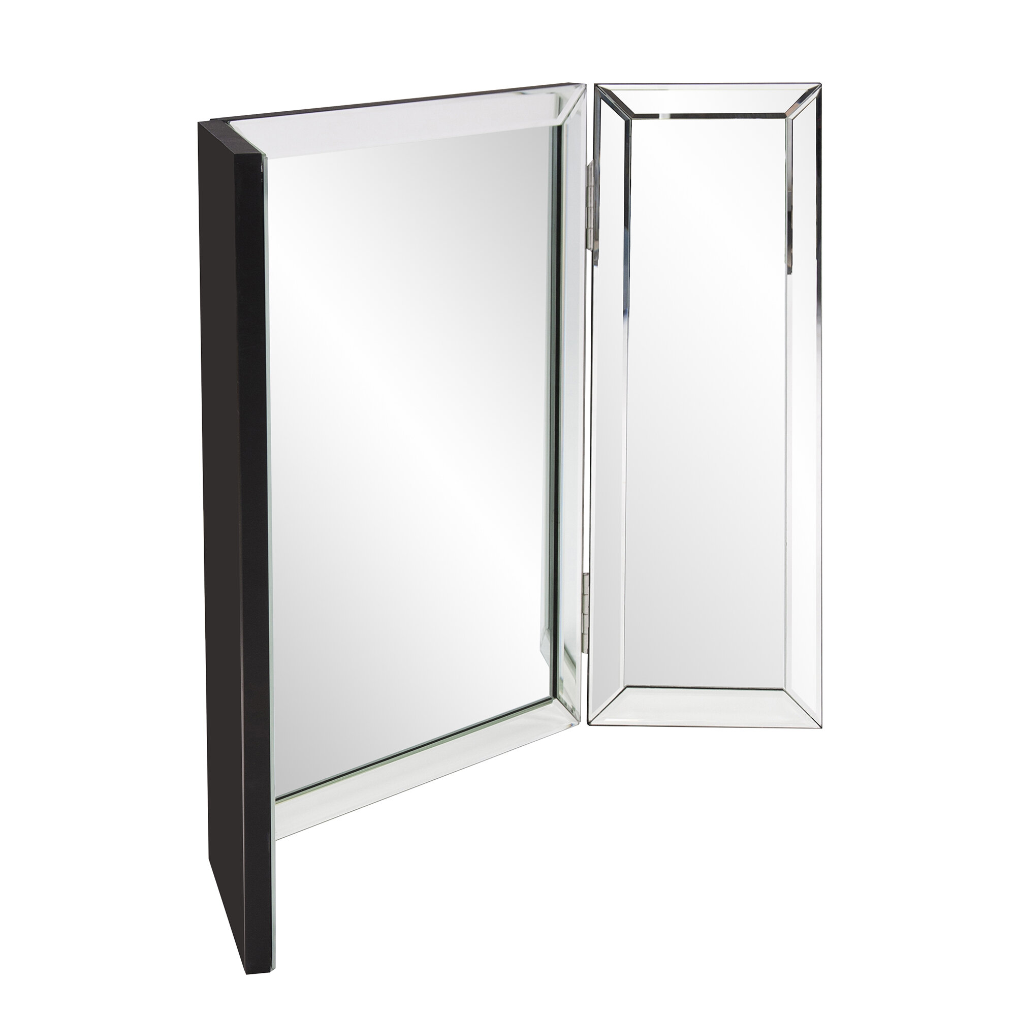 everly quinn trifold bathroom/vanity mirror | wayfair