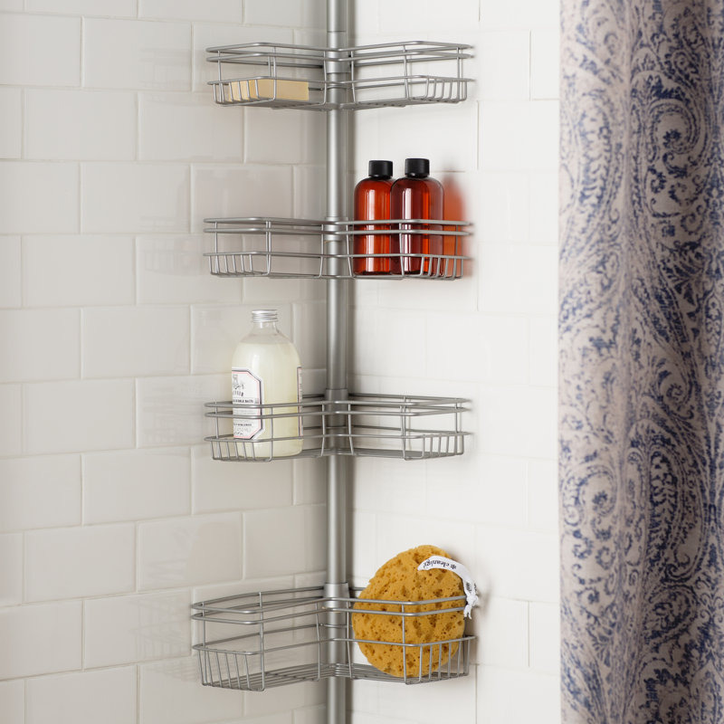 Rebrilliant Alivia L Shape Corner Shower Caddy & Reviews Wayfair