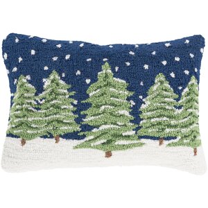 Evergreens Winter Pillow Cover