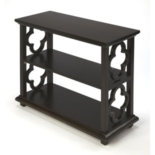 Low Horizontal Bookcases Joss Main Quickview Chocolate Bright White