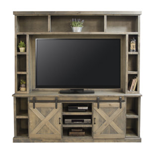 Barn Door Entertainment Centers You Ll Love Wayfair Pullman Entertainment Center For Tvs Up To 85