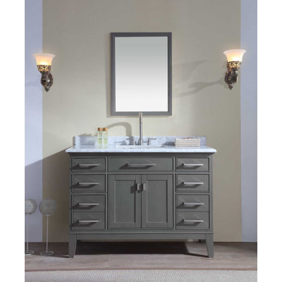 Bathroom Vanities Nashville Tn ari kitchen & bath jude 48" single bathroom vanity set & reviews Bathroom Vanities Nashville Tn ari kitchen & bath jude 48" single bathroom vanity set & reviews