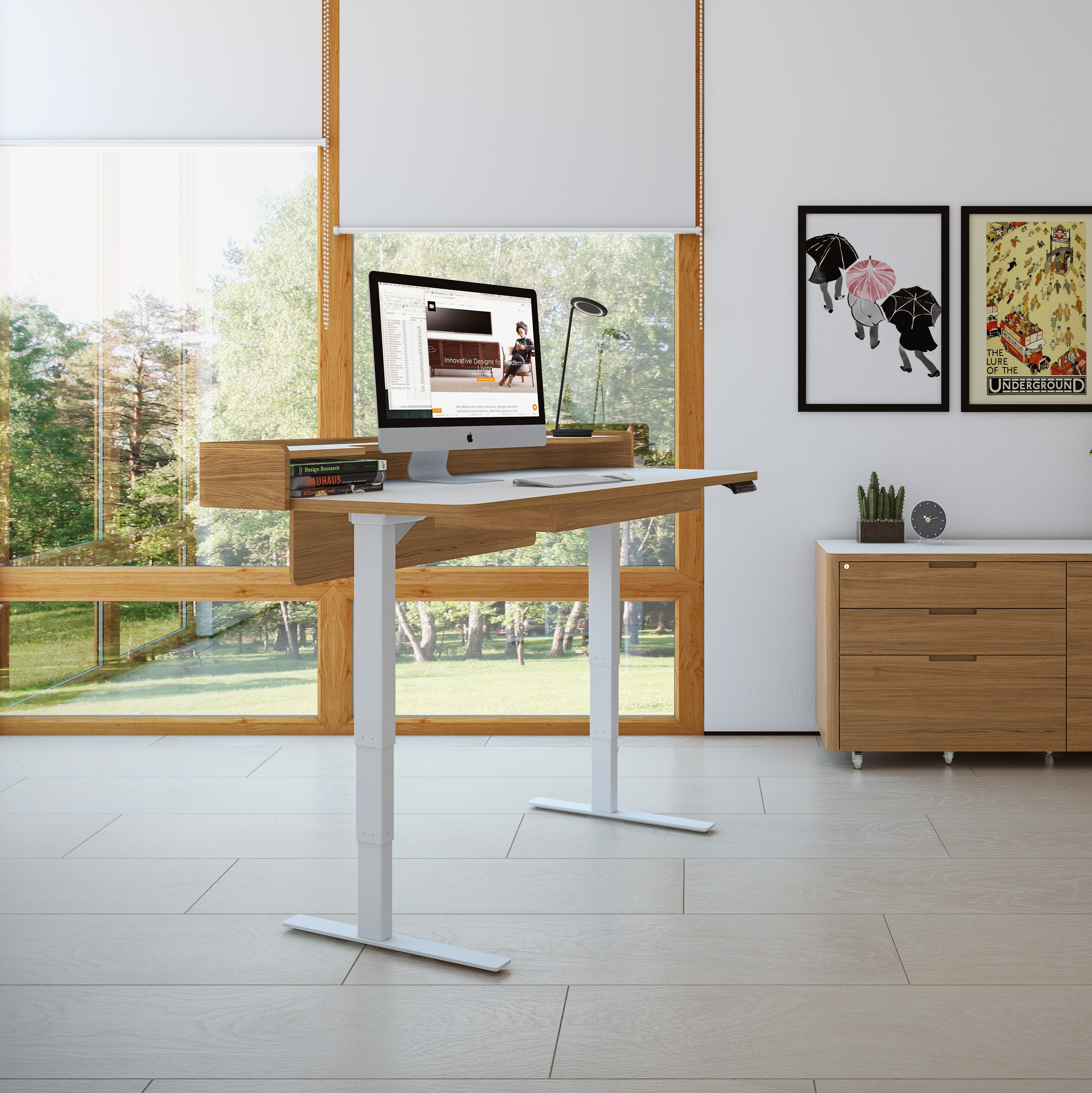 Bdi Usa Kronos Adjustable Standing Desk Wayfair