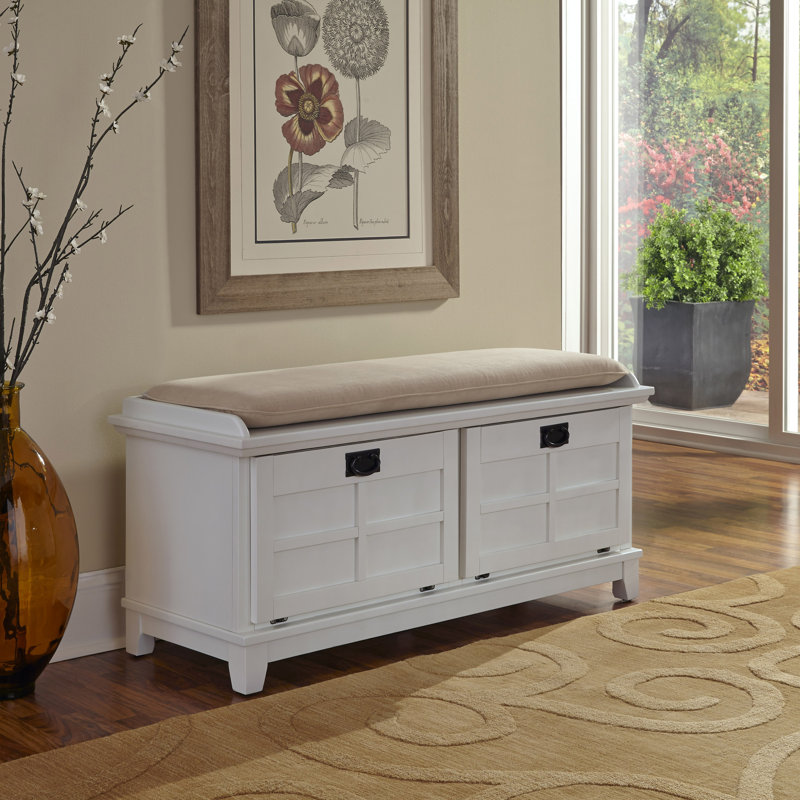 Ferryhill Wood Storage Bench & Reviews Joss & Main