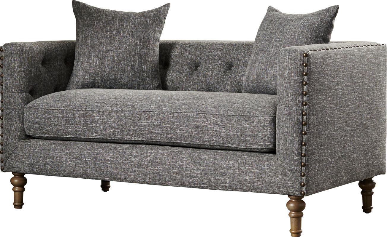 Lark Manor Dietame Chesterfield Loveseat & Reviews Wayfair
