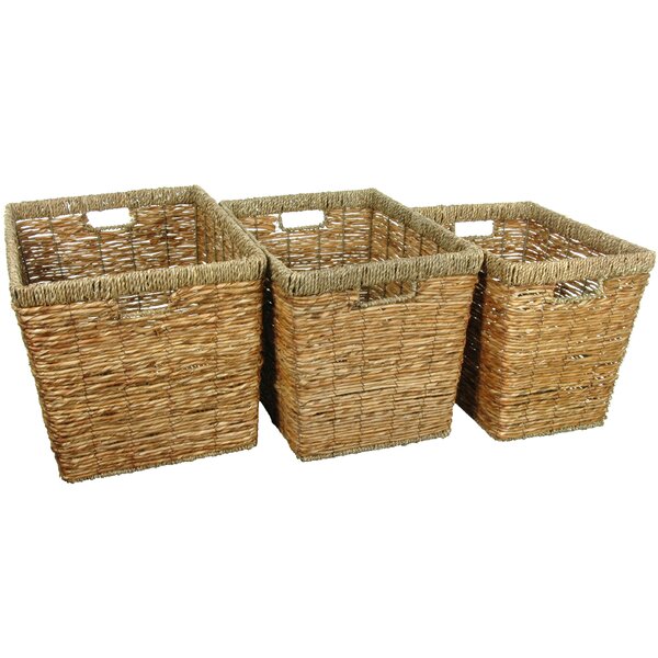 Oriental Furniture Hand Woven Storage Bin & Reviews | Wayfair