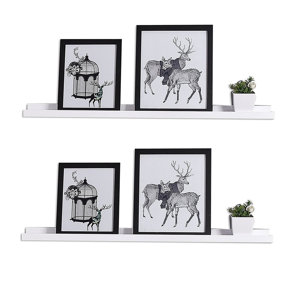 Photo Ledge Picture Display Floating Shelf (Set of 2) (Set of 2)