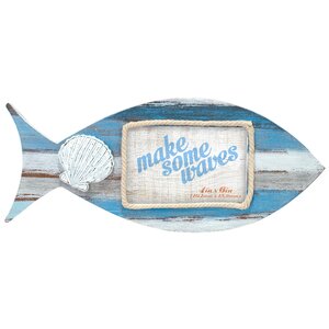 Striped Fish Picture Frame