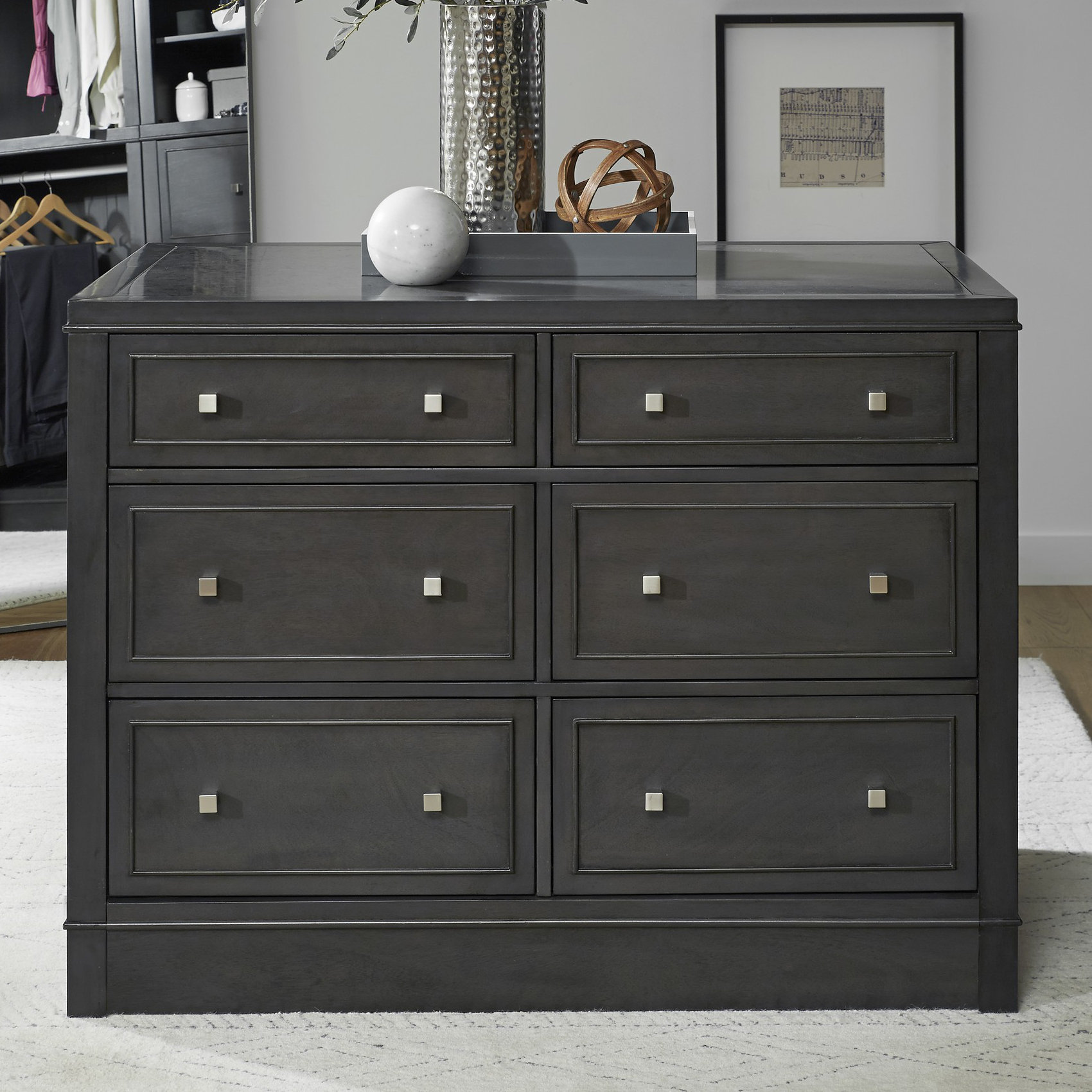 Three Posts Romsey 48 W Closet Storage Island Wayfair