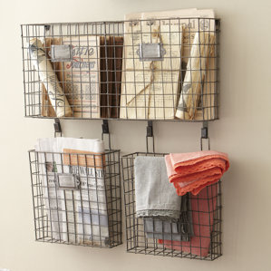 Wall Hanging Wire Baskets wire wall mounted baskets | wayfair Wall Hanging Wire Baskets wire wall mounted baskets | wayfair