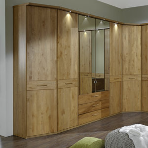 Drehtürenschrank Toledo, 216 cm H x 200 cm B x 58 cm T von Wiemann