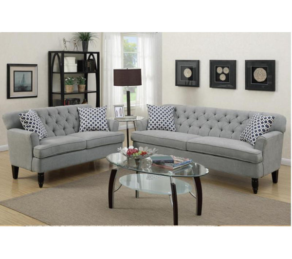Living & Dining Room Ideas Part - 30: Au0026J Homes Studio Angel 2 Piece Living Room Set U0026 Reviews | Wayfair
