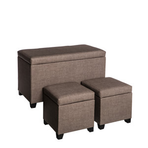 Standardhocker-Set mit Stauraum von Château Chic