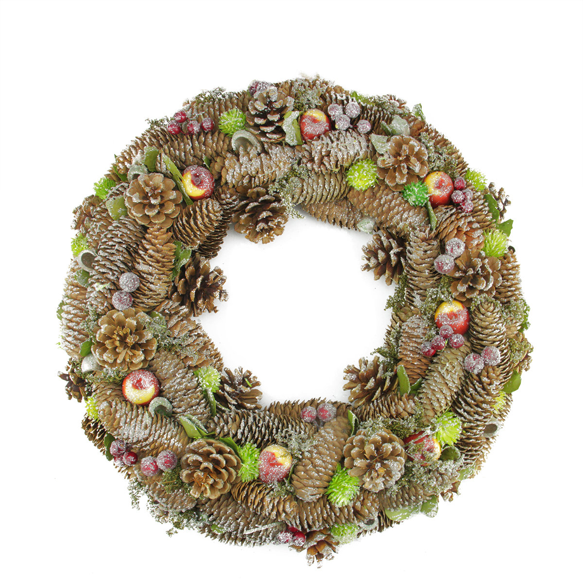 northlight 195 natural pine cone and fruit artificial christmas wreath wayfair - How To Decorate Artificial Christmas Wreath northlight 195 natural pine cone and fruit artificial christmas wreath wayfair - How To Decorate Artificial Christmas Wreath