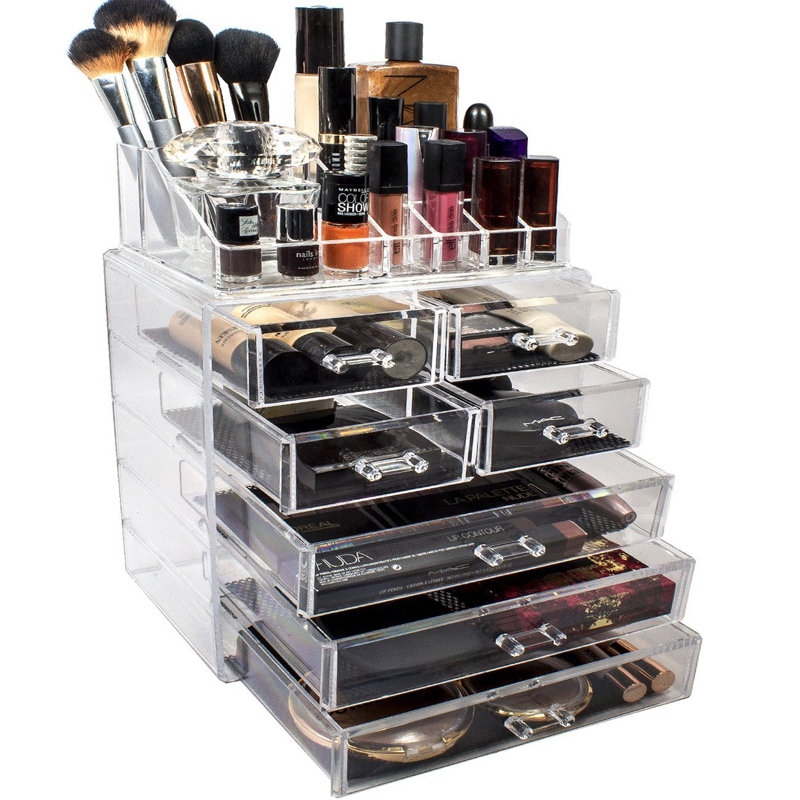 Bathroom Makeup Chair Wayfair Makeup Cosmetic Organizer