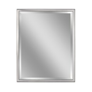 Classic Rectangle Metal Frame Wall Mounted Mirror