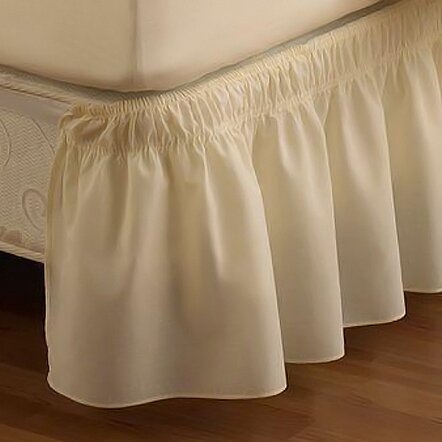 Easy Fit™ EasyFit Wrap Around Solid Ruffled Bed Skirt & Reviews | Wayfair