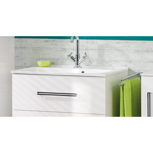 Fackelmann 80 cm Einbauwaschbecken