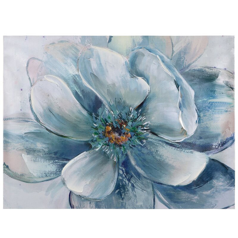 'Full Flower' Painting Print on Wrapped Canvas & Reviews | Joss & Main