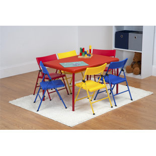 Outdoor Toddler Kids Table Chair Sets You Ll Love Wayfair Adrian Kids 7 Piece Arts And Crafts Table Chair Set