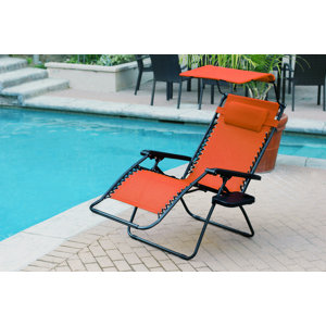 Oversized Folding Zero Gravity Chair (Set of 2)