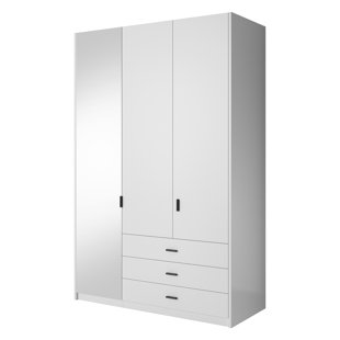 Wardrobe Closet With Mirror Wayfair Ward Mirror Wardrobe Armoire