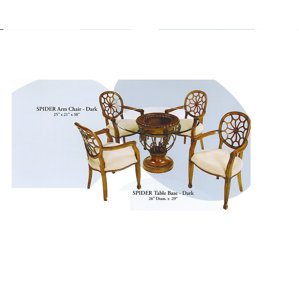 Spider 5 Piece Dining Set by Benetti's Italia