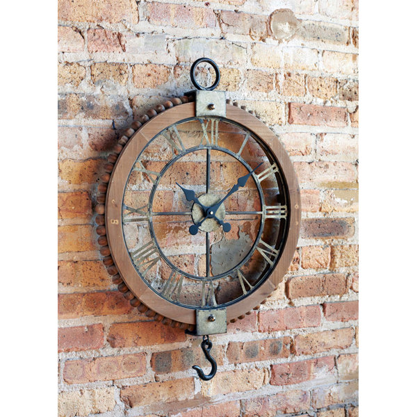 Melrose Intl. Open Wall Clock with Hook Wayfair