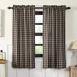 Dissay Lined Room Darkening Rod Pocket Curtain Panels (Set of 2)