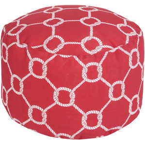 Colleton Rope Trellis Pouf by Breakwater Bay