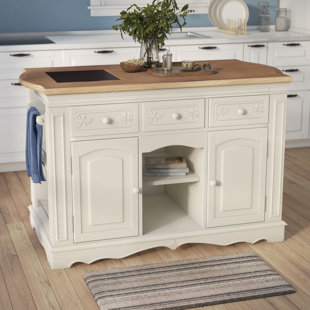 Eat In Kitchen Island Wayfair Hofmeister Kitchen Island With Butcher Top