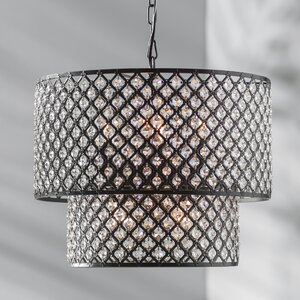 Fabrizia 8-Light LED Drum Chandelier