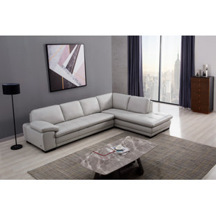 Most Comfortable Sectional Wayfair Stockbridge Leather Sectional