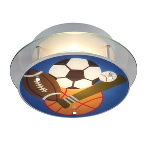 Brennan Sports Theme Semi Flush Mount