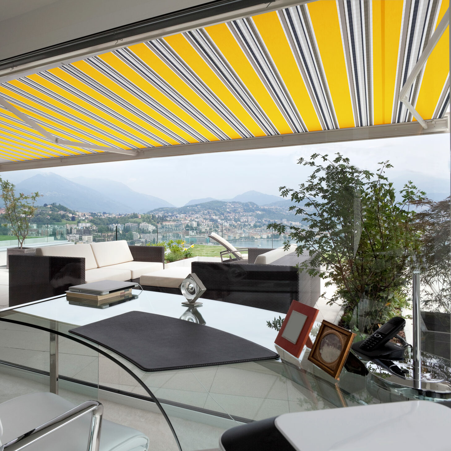 Advaning Luxury Series Retractable Patio Awning Wayfair