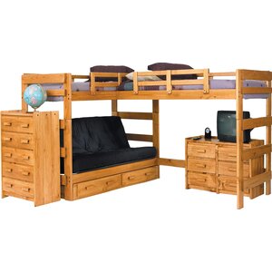 L-Shaped Bunk Bed